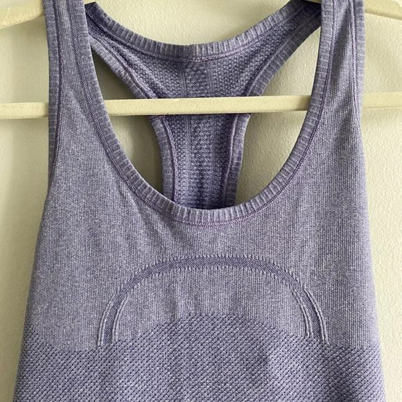 LULULEMON Purple Swiftly Tech Racerback Tank Top Size 4 - Picture 4 of 7